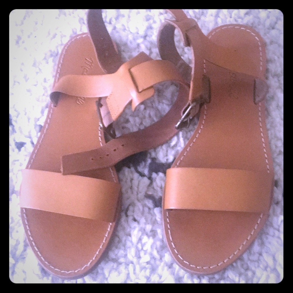Madewell Boardwalk Ankle Strap Sandle